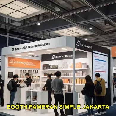 Booth Pameran Simple Jakarta